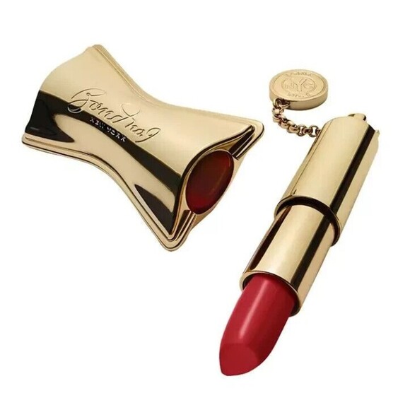 Bond No 9 New York MADISON AVENUE Refillable 2 Piece Lipstick Set Gold Case $130 - Picture 3 of 6